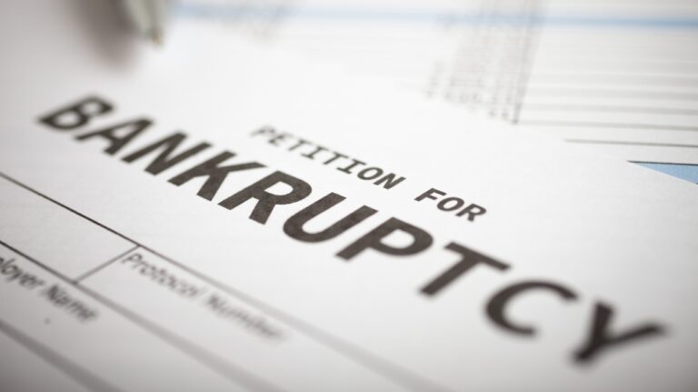 paper for bankruptcy