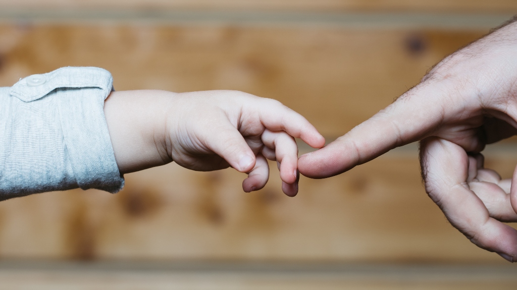 Baby and Parent fingers